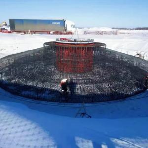 China 1.5mw-7.0mw Wind Turbine Anchor Bolts Replaceable Prestressed Bolt Cage Foundation wholesale