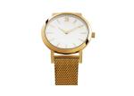 30 Atm Slim Stainless Steel Waterproof Watch With Milanese Bracelet