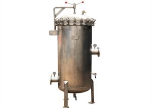 China SUS304L / SUS316L Single Cartridge Filter Housing For Industrial Wastewater Treatment wholesale