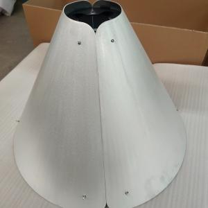 China Bending Street Lamp Shell Powder Coating Sheet Metal Enclosure Fabrication Stainless Steel Light Housing wholesale