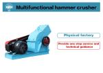 200Kg-2000kg Capacity Fertilizer Shredding Device 5.5 KW~45kw