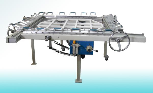 Hot vibrating screen classifier stretcher