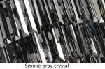 Modern Vintage Crystal Prism Chrome Black body Ceiling light crystal chandelier