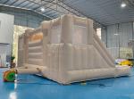 Tarpaulin Inflatable Wedding Bounce House Pink Inflatable Event Bouncer With