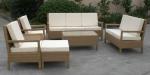 Fashion Modern Outdoor Rattan Furniture Sofa Set With 3 Seat Couch
