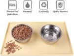 Non Slip 40cm Waterproof Pet Mat BPA Free 100% Silicone
