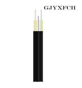 China Single Mode Outdoor 8 Core Shielded Ftth Fiber Drop Cable FRP Strength wholesale