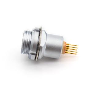 China 7 Pin Circular Push Pull Connectors ZEG Socket Push Wire Connectors ISO9001 on sale