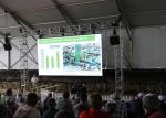 Waterproof Outdoor LED Screen Rental Full Color P10 5500 Nits For Advertising