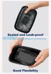 980ml American Takeaway Box Eco-Friendly Microwave Safe Plastic Food Containers
