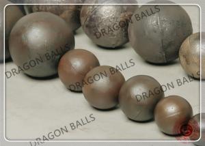 China B2 B3 60Mn C45 Steel Grinding Balls , Forged Grinding Steel Ball 20mm - 150mm wholesale