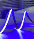 Blue Color Flexible LED COB Tape Light IP20 24V Standard Series