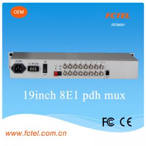 China Hot Sales 8e1 +ETHNET ,1+1 Fiber ports Pdh Multiplexer on sale