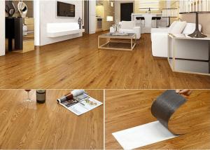 China Commercial Self Adhesive LVT Flooring 2.0mm  Wood Vinyl Plank on sale