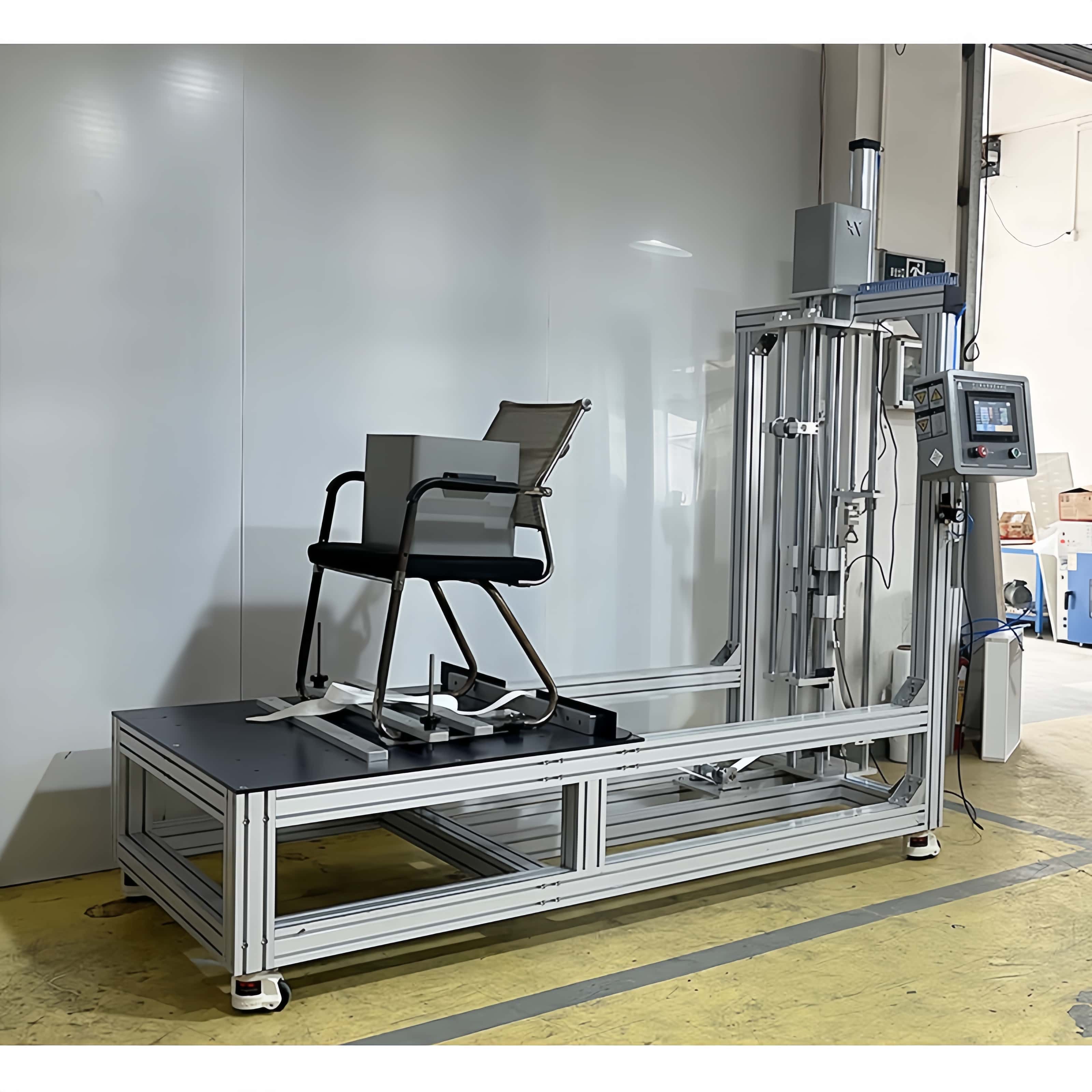Office Chair Strength and Load-Bearing (Backrest) Testing Machine Chair Stability and Structural Strength Testing Machine