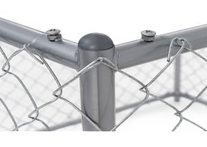 China Removable Temporary Dog Fence Outdoor Dog Barrier For Yard Anti Impact wholesale