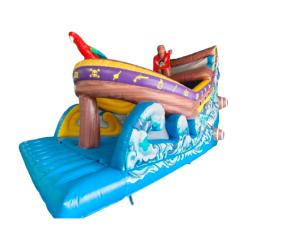 China Large Inflatable Pirate Ship Water Slide For Kids Inflatable Slide Bouncy Castle Commercial wholesale