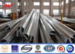Traditional Standard Electric Steel Power Pole 69KV For Overhead Line Project