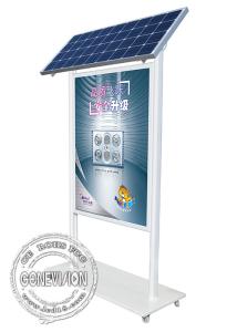 China Double Side LED Light Box Outdoor Advertising Display Kiosk With Battery wholesale