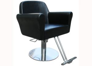 China WT-3206 Professioinal Hair Salon Black Stylist Chair thick and Comfortable pu Armrest wholesale