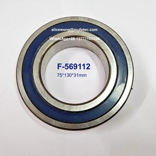 Ceramic Bearings F-569112 for Servo Motor Motorcycle Printing Press 75*130*31mm