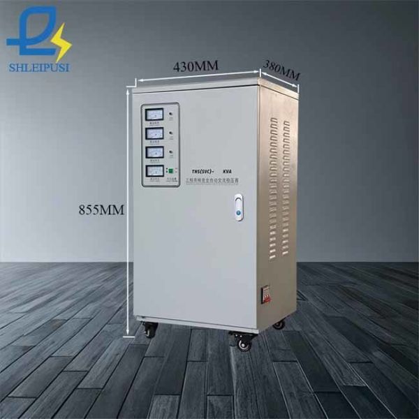 3 Phase High Precision Copper AVR Industrial Voltage Stabilizer 30KVA 380V