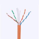 Al Foil Shiled Cat6 UTP Lan Cable 0.58mm Solid Copper 550Mzh PVC LSZH Jacket