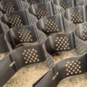 China Slop Protection Geocell Driveway 330-712mm HDPE Geocell Gravel Grid Geocells wholesale