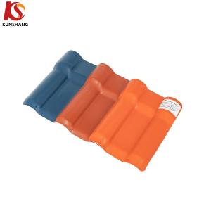 China High Strength ASA Coated UPVC Coastal-Style Roof Tiles with 10 Years Color Lasting 2.000kg Package Gross Weight wholesale