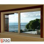 Sound Proof Aluminum Alloy Sliding Windows Black Or Grey Color aluminum sliding