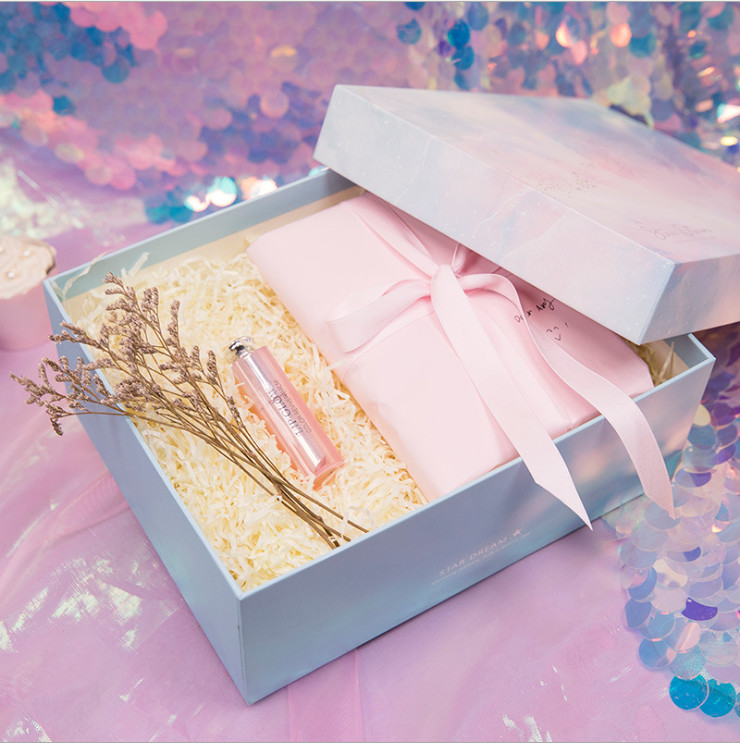 Recyclable Matt Lamination Handmade Paper Gift Box