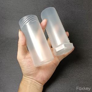 China 4cm ID PP Telescopic Plastic Tube Packaging Container Twist Lock Mechainism wholesale