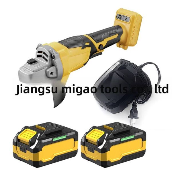 Cordless Brushless Angle Grinder - Rechargeable Lithium Battery, Compact for Home Grinding/Polishing/Cutting, Wholesale