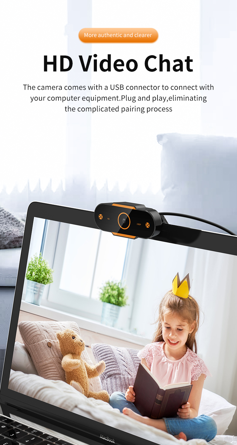 2K FHD Mini USB Webcam