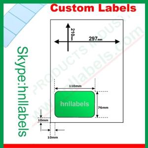 China Integrated Labels EU Version Type02 110mm&quot;*76mm&quot; Laser Sheet wholesale