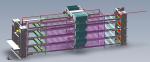 Steel Frame Egg Layer Chicken Cage OEM Chicken Laying Eggs Cage