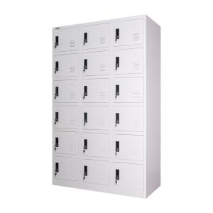 China Supermarket Locker 18 Door Safety Steel Lockable Filing wholesale