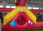 OEM 0.55 mm PVC Tarpaulin Inflatable Bouncy Castle Strong Sewing