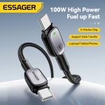 ESSAGER ES-X66 Series 60W 100W USB C to USB C Cable