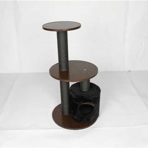 China Mildew Proof Cat Climbing Frame Double Jump Platform Sword Hemp Rope Pillar Wear Resistant wholesale