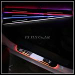 For Mercedes Benz GLK GLA X156 W205 LED door sill plate light LED logo moving