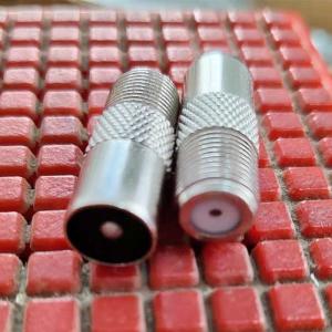 China Coaxial Cable Connector RG6 9.5TV Male To F Female Satellite Antenna RF Coax Adaptor wholesale