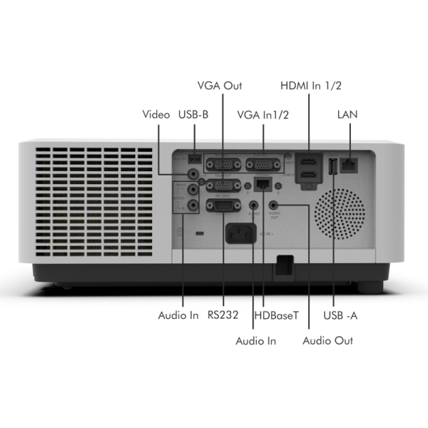 8500 Lumen DLP Laser Projector with Short-Throw Clarity