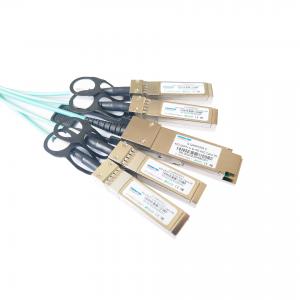 China 3M 40G QSFP+ To 4X10g SFP+ AOC Active Optical Cable MMF For Ethernet And Fiber Channel wholesale