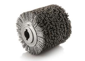 China Outer Winding Spiral Industrial Polishing Brushes Roller Polishing Abrasive Wire wholesale
