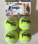 4 Pieces Tennis Balls for Dog Bulk Colorful Interactive Pet Dog Gift for Play