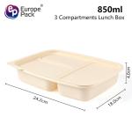 Microwave Safe Compostable Takeaway Food Container Disposable Corn Starch