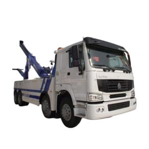 China SINOTRUK HOWO Wrecker Truck 12 Wheeler 30T 40T 336HP Road Rescue Truck wholesale