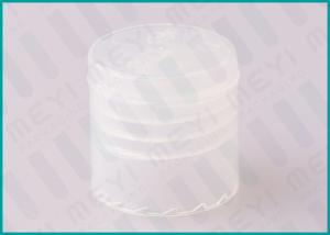 China Transparent Smooth Flip Top Cap 20/415 Highly Sealed For Lotion Bottles wholesale