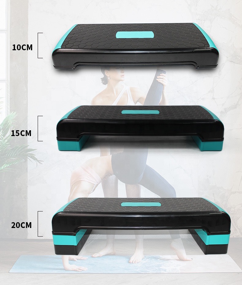 10cm 30cm Adjustable Aerobic Step Board Home Gym Platform Exercises PP Plastic